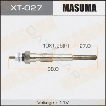 Свечи накала MASUMA XT-027