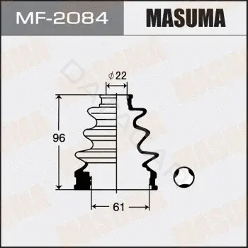 Пыльник шруса MASUMA MF-2084