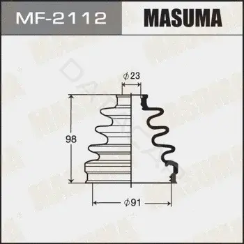 Пыльник шруса MASUMA MF-2112