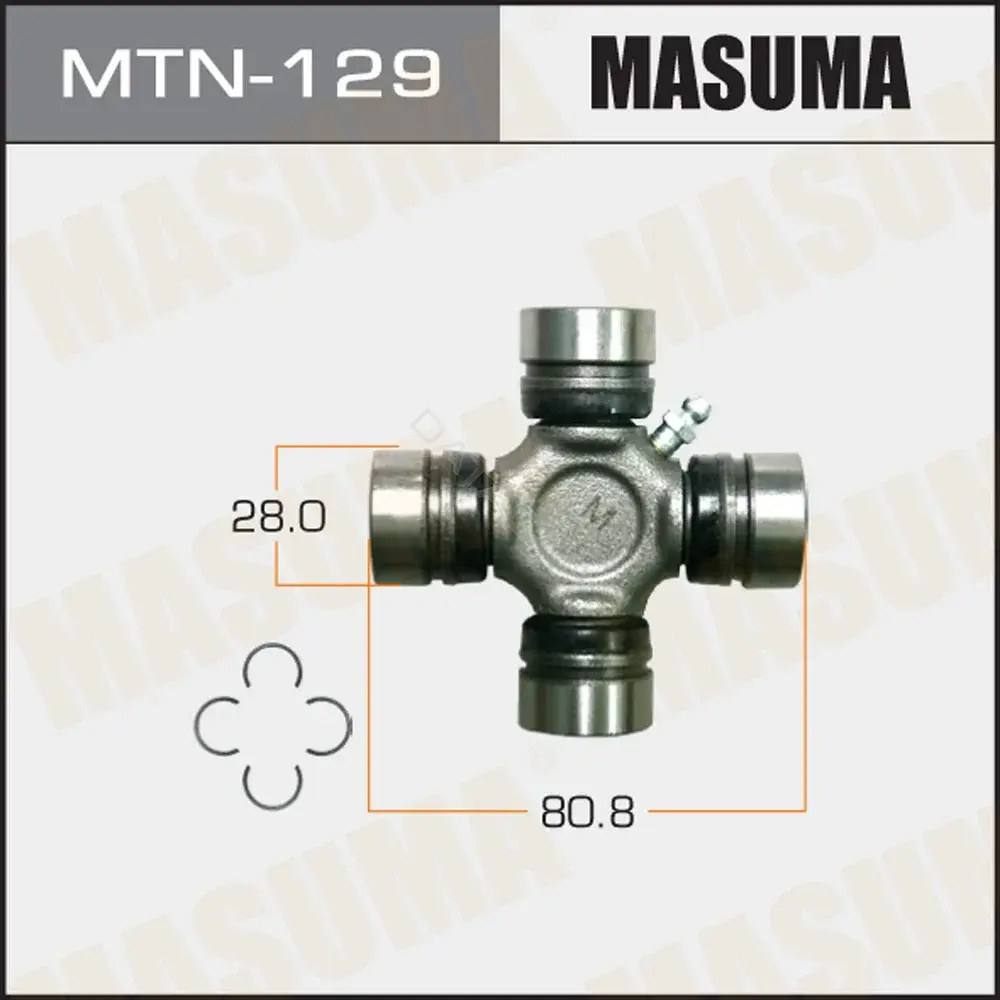 Муфта кардана MASUMA MTN-129