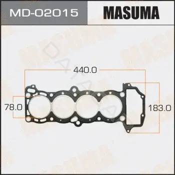 Прокладка ГБЦ MASUMA MD-02015