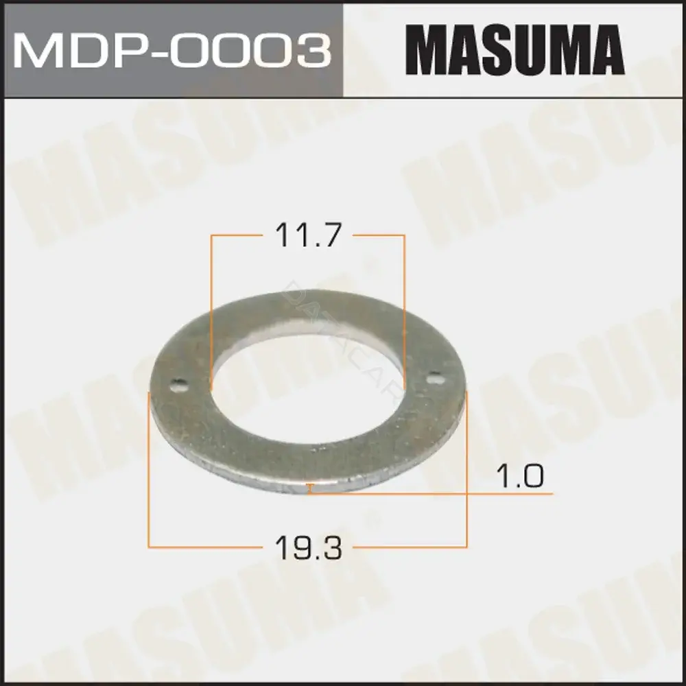 Сальник коленвала MASUMA MDP-0003