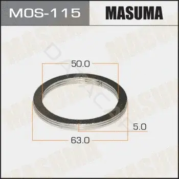 Прокладка глушителя MASUMA MOS-115