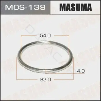 Прокладка глушителя MASUMA MOS-139