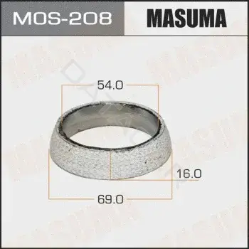 Прокладка глушителя MASUMA MOS-208