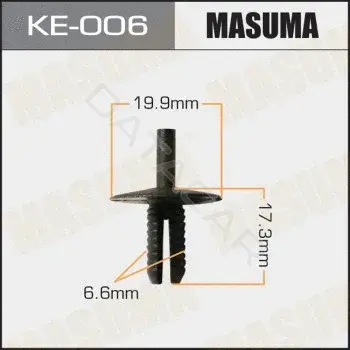 Клипса молдинга MASUMA KE-006