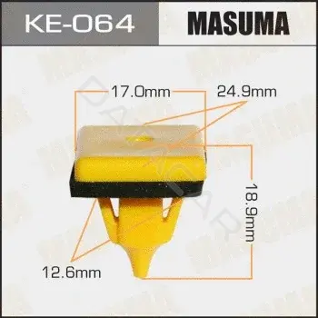 Клипса молдинга MASUMA KE-064