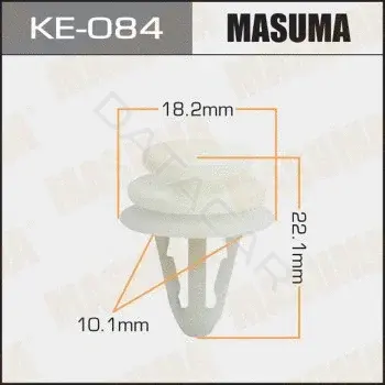 Клипса молдинга MASUMA KE-084