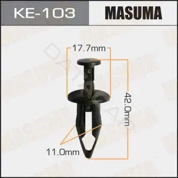 Клипса молдинга MASUMA KE-103
