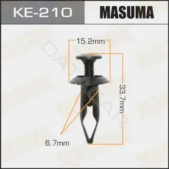 Клипса молдинга MASUMA KE-210