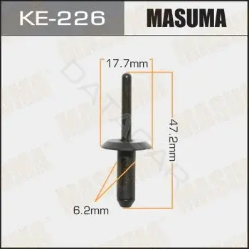 Клипса молдинга MASUMA KE-226