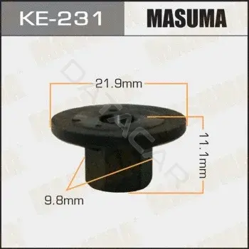 Клипса молдинга MASUMA KE-231