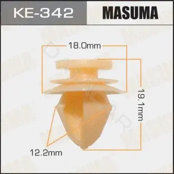 Клипса молдинга MASUMA KE-342
