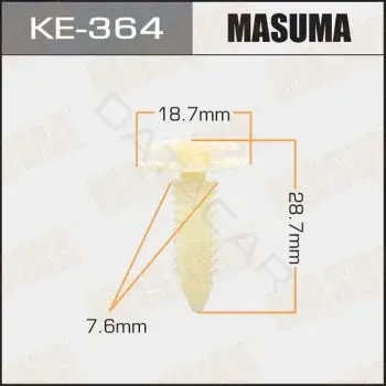 Клипса молдинга MASUMA KE-364