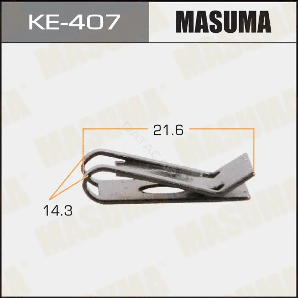 Клипса молдинга MASUMA KE-407