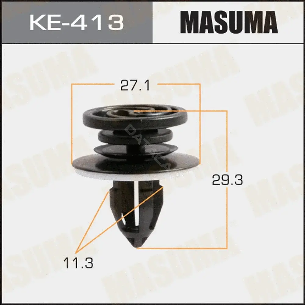 Клипса молдинга MASUMA KE-413