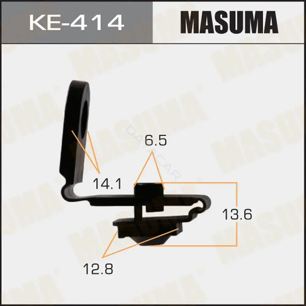 Клипса молдинга MASUMA KE-414
