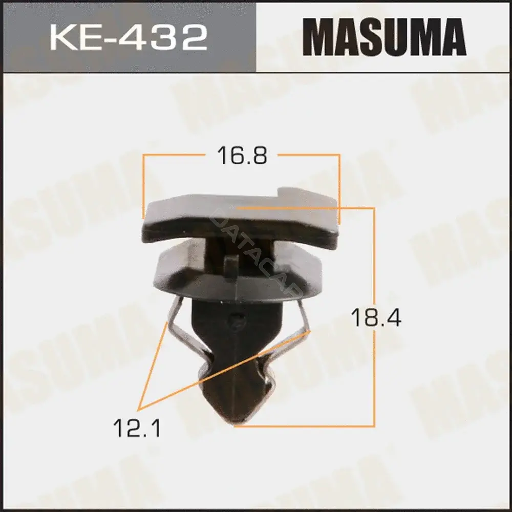 Клипса молдинга MASUMA KE-432