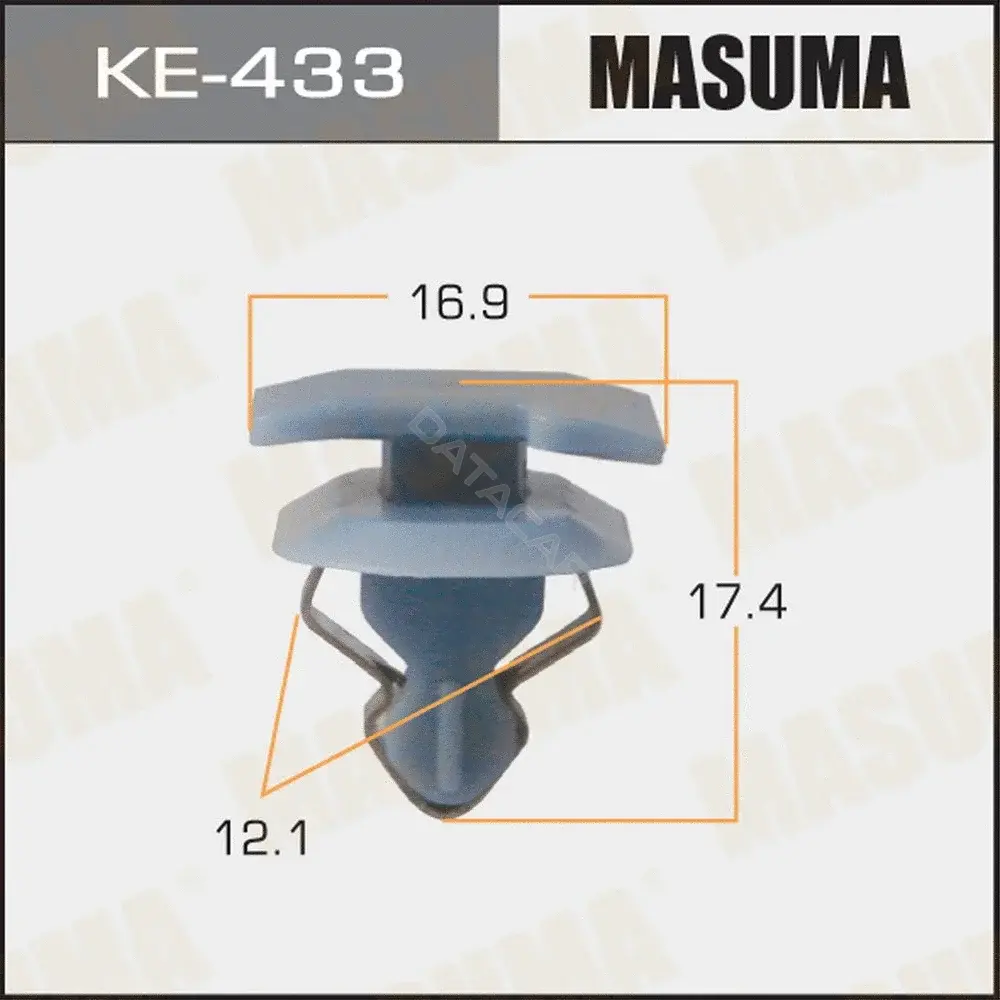 Клипса молдинга MASUMA KE-433