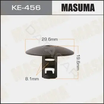 Клипса молдинга MASUMA KE-456