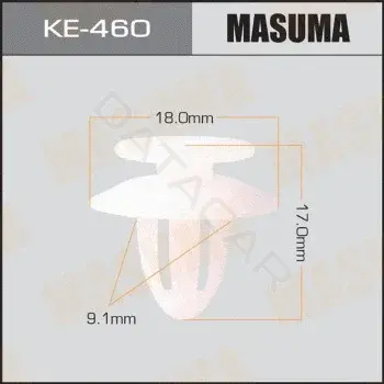 Клипса молдинга MASUMA KE-460