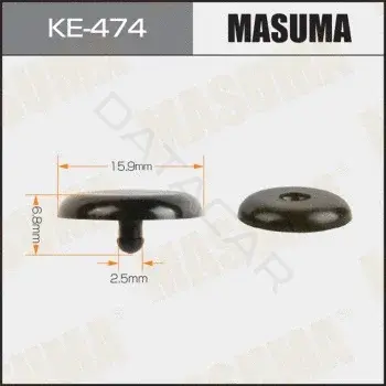 Клипса молдинга MASUMA KE-474
