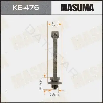 Клипса молдинга MASUMA KE-476