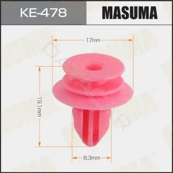 Клипса молдинга MASUMA KE-478