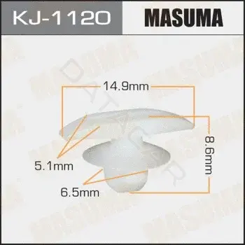Клипса молдинга MASUMA KJ-1120