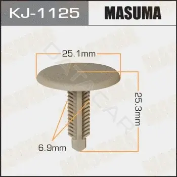 Клипса молдинга MASUMA KJ-1125