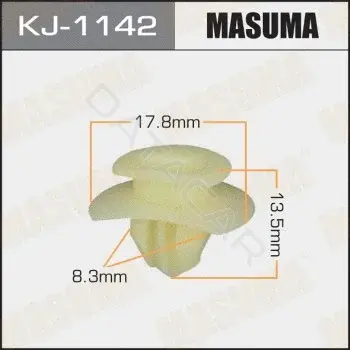 Клипса молдинга MASUMA KJ-1142