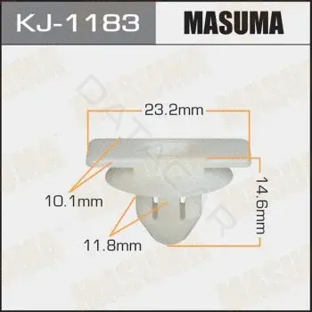 Клипса молдинга MASUMA KJ-1183