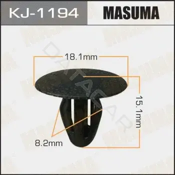 Клипса молдинга MASUMA KJ-1194