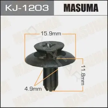 Клипса молдинга MASUMA KJ-1203