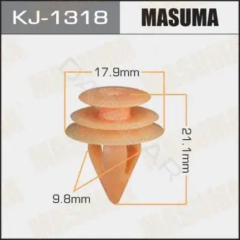 Клипса молдинга MASUMA KJ-1318