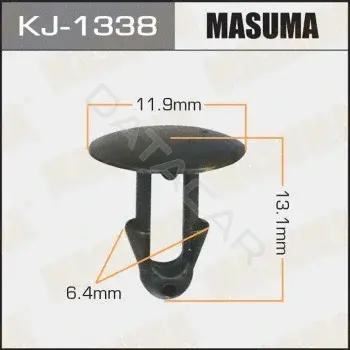 Клипса молдинга MASUMA KJ-1338