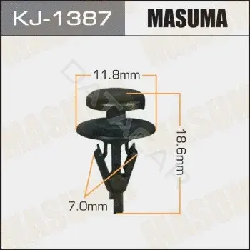 Клипса молдинга MASUMA KJ-1387