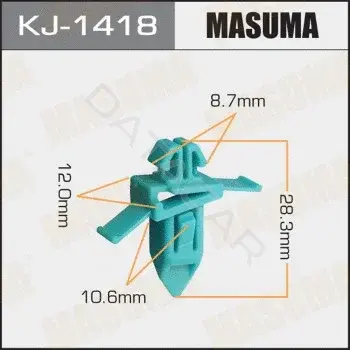 Клипса молдинга MASUMA KJ-1418