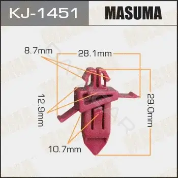 Клипса молдинга MASUMA KJ-1451