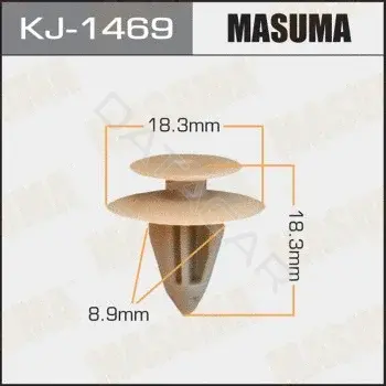 Клипса молдинга MASUMA KJ-1469