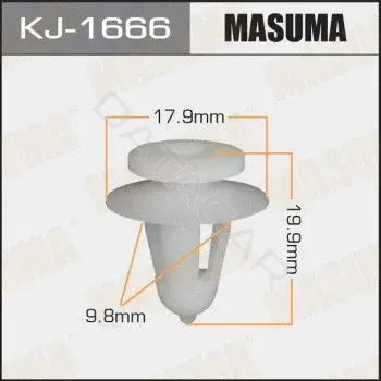 Клипса молдинга MASUMA KJ-1666