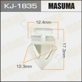 Клипса молдинга MASUMA KJ-1835