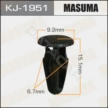 Клипса молдинга MASUMA KJ-1951