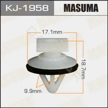 Клипса молдинга MASUMA KJ-1958