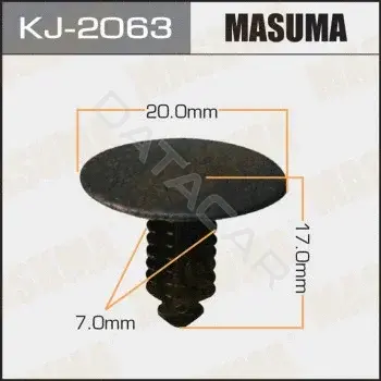 Клипса молдинга MASUMA KJ-2063