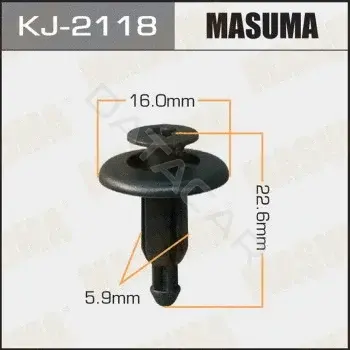 Клипса молдинга MASUMA KJ-2118