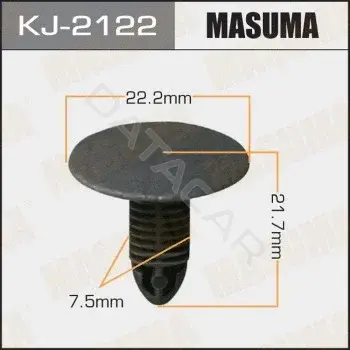 Клипса молдинга MASUMA KJ-2122