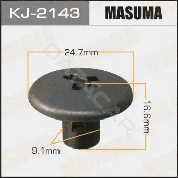 Клипса молдинга MASUMA KJ-2143