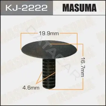 Клипса молдинга MASUMA KJ-2222
