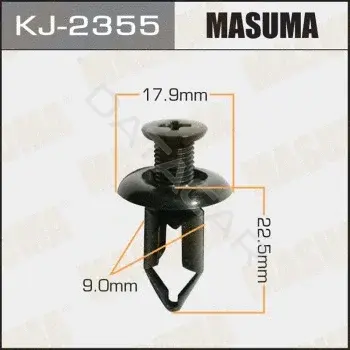 Клипса молдинга MASUMA KJ-2355